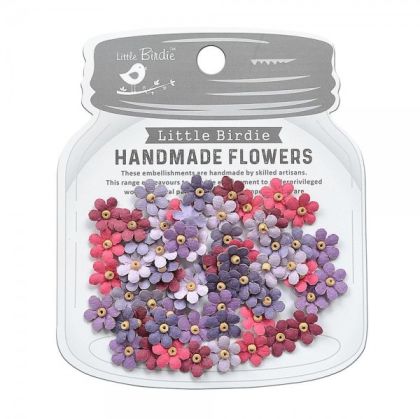 Цветенца от хартия - LITTLE BIRDIE - Birds And Berries - 60 бр.