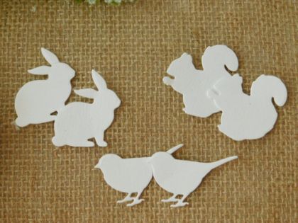 Зайче, катеричка птичка - 6 елемента