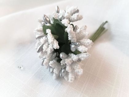 Тичинки - Бяло и Сребърно - " захарни "