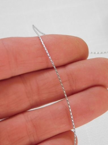 Конец ламе - сребро - 4,00 м