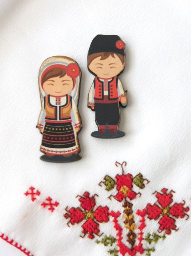 Момък и мома - 2 бр.