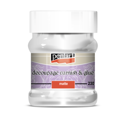 Декупажно лепило и лак - мат - 230мл.