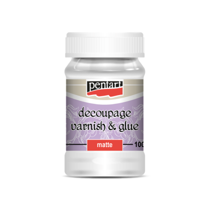 Декупажно лепило и лак - мат - 100мл.