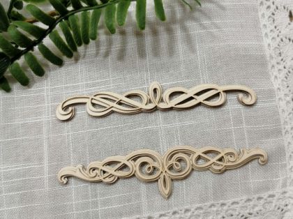 Многопластов Орнамент 3D - 12,50 х 3,00 см и 12,50 х 2,00 см - 2 бр.