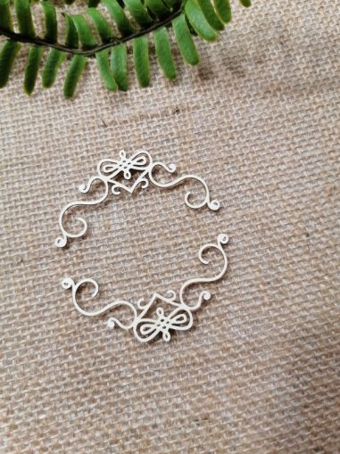 Орнамент - 6,20 х 3,00 см - 2 бр.