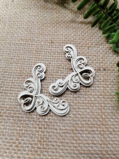 Многопластов 3D Ъгъл - 4,50 х 4,50 см - 2 бр.