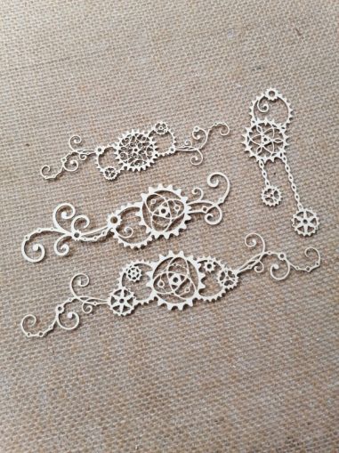 Орнаменти - Зъбни колела и вериги - 4 бр.