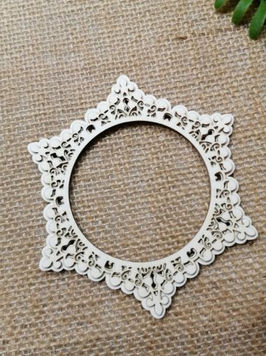 Многопластова 3D Рамка Кръг - 11 см