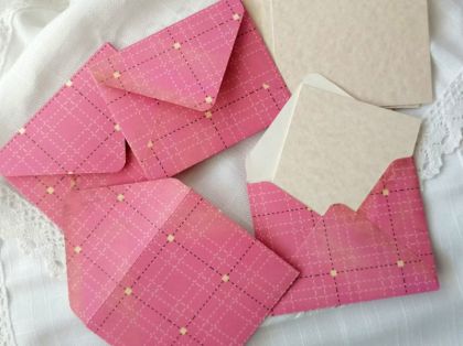 Комплект пликове с вложки - Каре - 8,50 х 10,50 см - 4 бр.