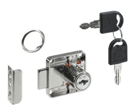Ключалка за мебели с 2 бр. ключове D21мм