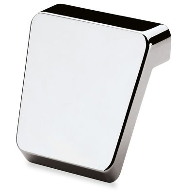 Дръжка - Сребристо сива цинкова сплав никелирана гланц - 52/48 х 55 х 15 мм