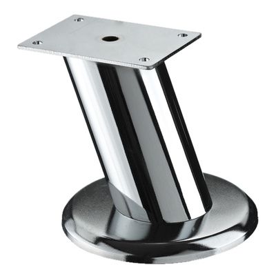 Крак за мебели - Сребрист стомана, хромирани 100 x Ø 50 мм,