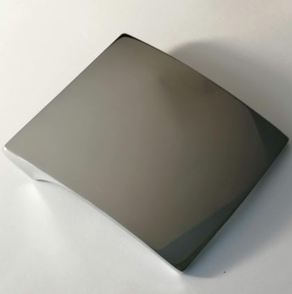 Дръжка - Сребристо сива цинкова сплав никелирана гланц  - 70 x 70  х 12 мм