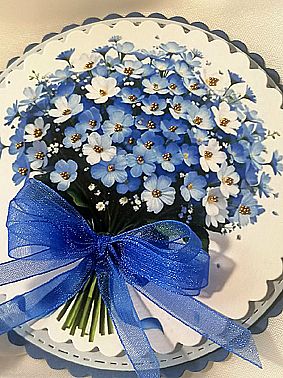 Композиция -  Букет Незабравки 