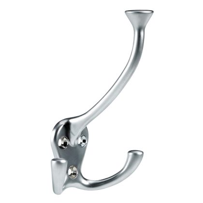 Закачалка - Сребриста матирана цинковса сплав - 70 x 110 x 66 мм