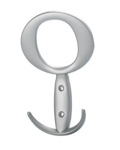 Закачалка - Сива мат алуминиева визия  цинкова сплав- 147 х 93 х 43 мм