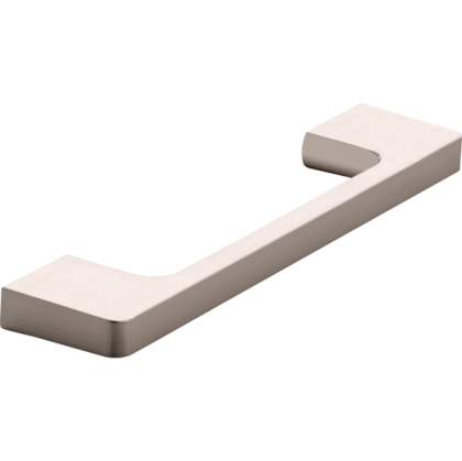 Дръжка - Сребристо сива цинкова сплав - 140х9х40 мм