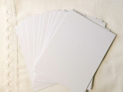 Заготовки за картички - Olin White - 10 бр.