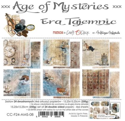 Комплект дизайнерска хартия - AGE OF MYSTERIES - 24 листа