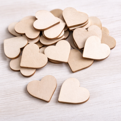 Сърце - Натурално  - 10 бр.
