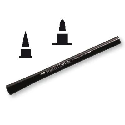 Двувърх ембос маркер: четка и объл връх - VersaMarker - прозрачно мастило