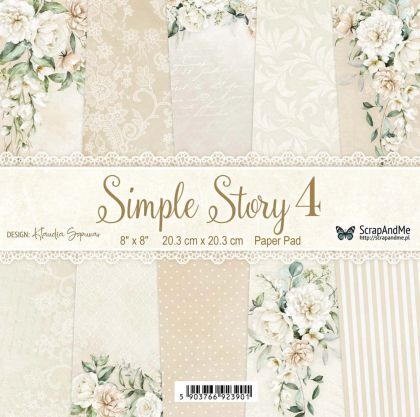 Дизайнерскa хартия - Simple Story 4 - 15 листа