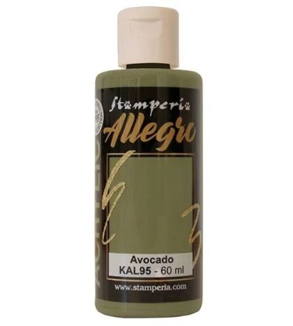 Акрилна боя Stamperia Allegro - Avocado - 60 мл.