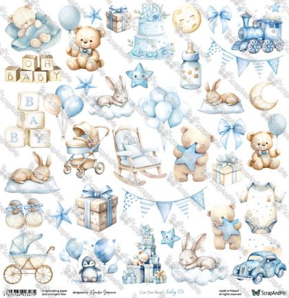 Дизайнерска хартия - Oh Baby – Baby 5 - 1 лист