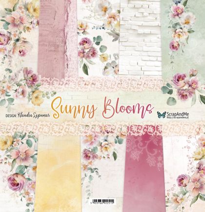 Дизайнерскa хартия - Sunny Blooms - 5 листа