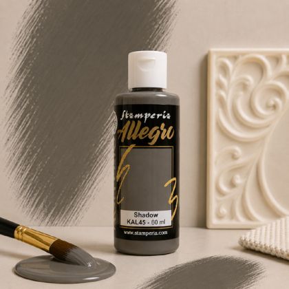 Акрилна боя Stamperia Allegro - Shadow - 60 мл.