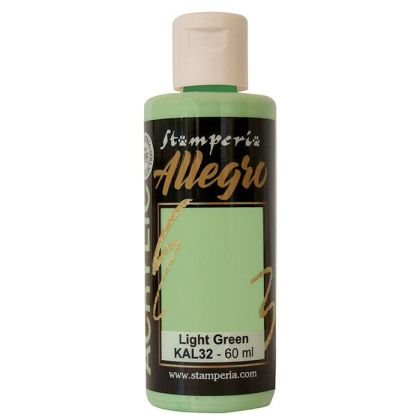 Акрилна боя Stamperia Allegro - Light green - 60 мл.