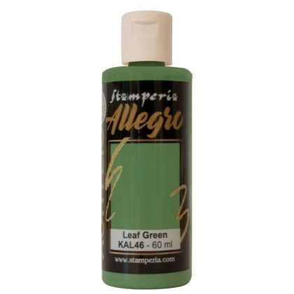 Акрилна боя Stamperia Allegro - Leaf green - 60 мл.