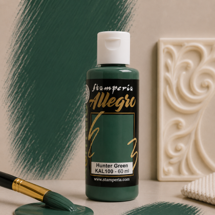 Акрилна боя Stamperia Allegro - Hunter  green - 60 мл.