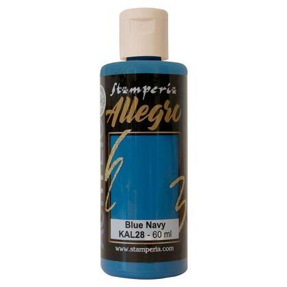 Акрилна боя Stamperia Allegro - Blue Navy - 60 мл.