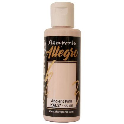 Акрилна боя Stamperia Allegro - Ancient Pink - 60 мл.