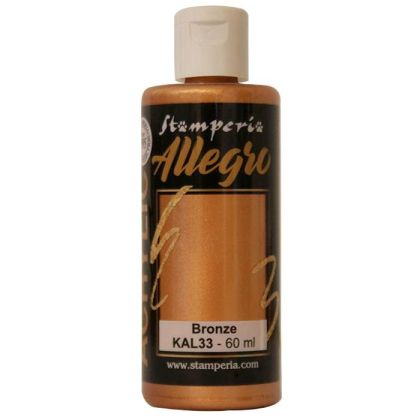 Акрилна боя Металик Stamperia Allegro - Bronze - 60 мл.