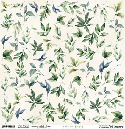 Дизайнерска хартия - Leaves 11 - 1 лист