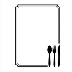 Ембосинг папка - Cutlery in corner