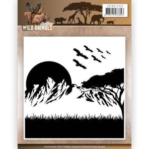Ембосинг папка - Wild Animals Embossing folder