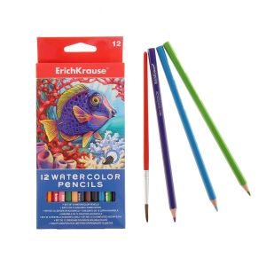 Акварелни моливи - Watercolor Pencils - 12 цвята