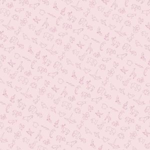 Комплект дизайнерска хартия - My Little Baby Girl - 10 двустранни листа