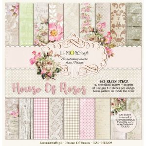 Комплект дизайнерска хартия - House of Roses - 36 листа