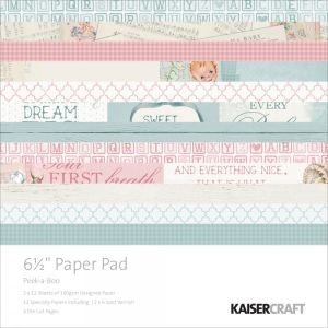 Комплект дизайнерска хартия - Peek-a-boo - 40 листа