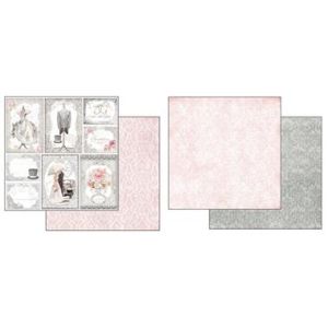Комплект дизайнерска хартия - Wedding 2 - 10 двустранни листа
