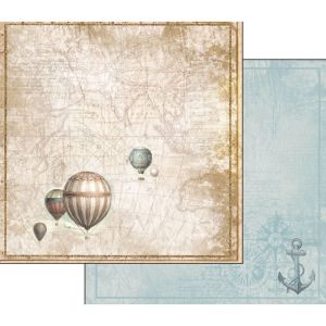 Комплект дизайнерска хартия - Sea Land - 10 двустранни листа