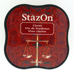 Тампон за всякаква твърда или гланцирана повърхност - StazOn midi - Claret