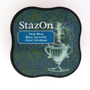 Тампон за всякаква твърда или гланцирана повърхност - StazOn midi - Teal Blue