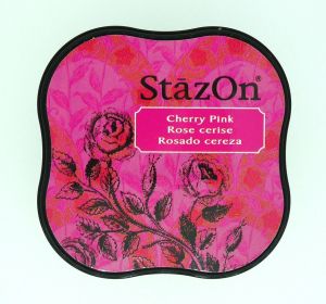 Тампон за всякаква твърда или гланцирана повърхност - StazOn midi - Cherry Pink
