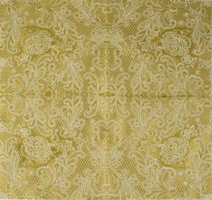 Салфетка Lace Royal Embossed Gold / White 007659
