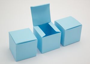 Заготовки за кутийки ( синьо ) - 3бр.